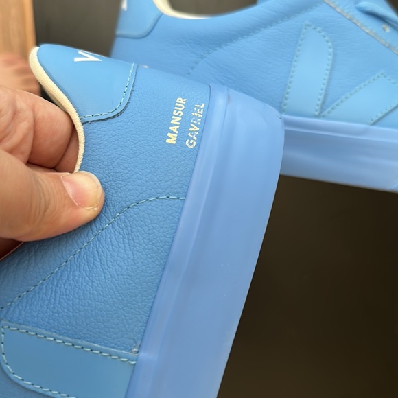 Mansur Gavriel X Veja Sneakers in Celeste blue size 41 EU or 10 US - Picture 5 of 11